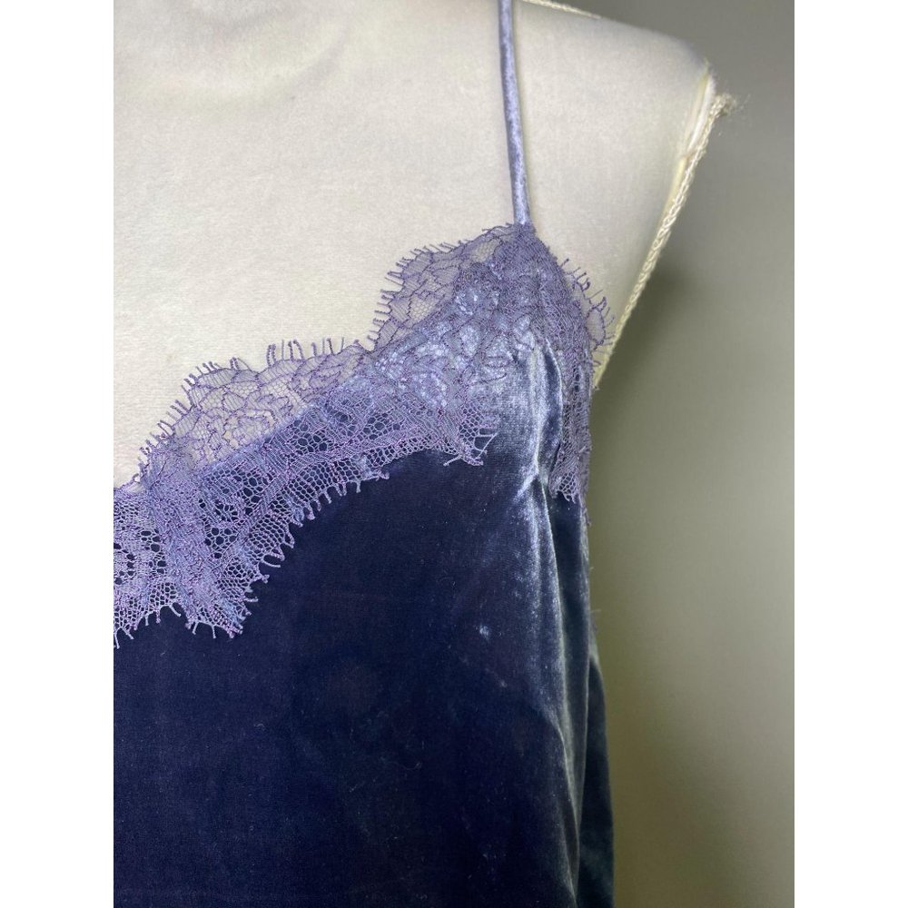 Cami NYC Lavender Velvet Silk Racerback Camisole S - Picture 10 of 12